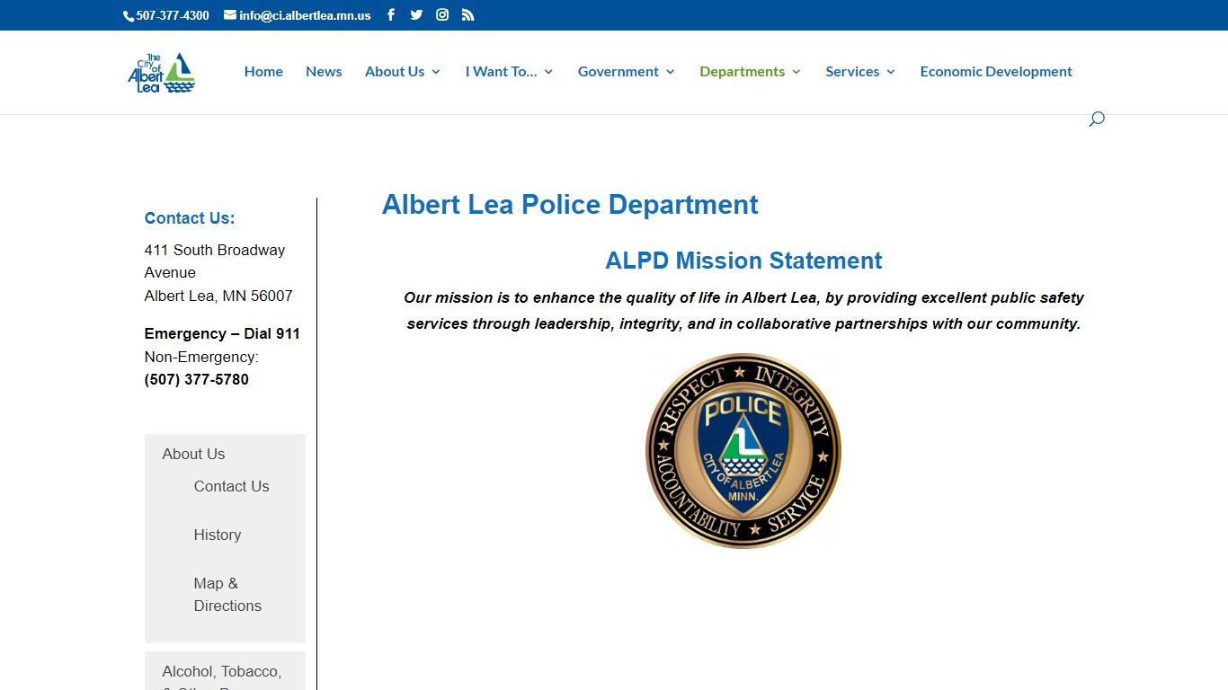 Police | City of Albert Lea